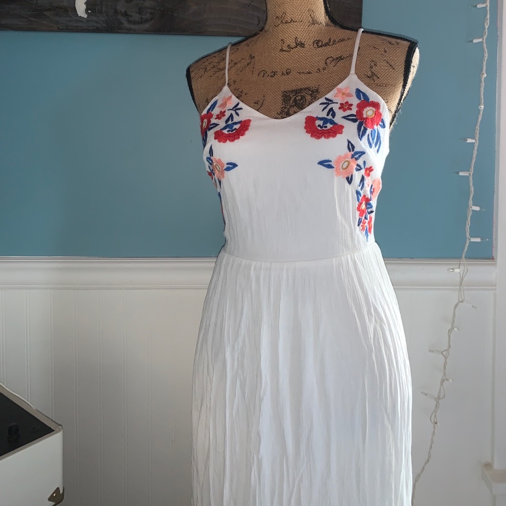 Embroidered Maxi Dress